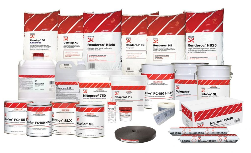 Fosroc Concrete Admixture Product List